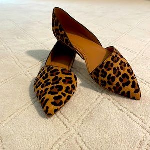 Jcrew Leopard D’orsay Flats